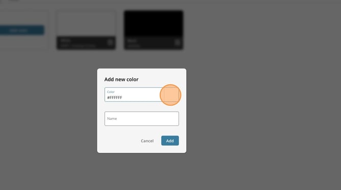 How To Add Custom Color In Signage System - Step 3